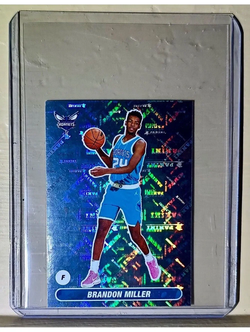 2023-24 Brandon Miller Panini NBA Basketball #141 Sticker Charlotte Hornets
